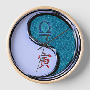 Libra & Water Tiger Clock