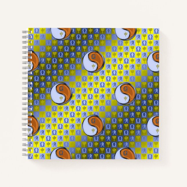 Libra & Wood Monkey Notebook (Front)