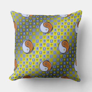 Libra & Wood Monkey Throw Pillow