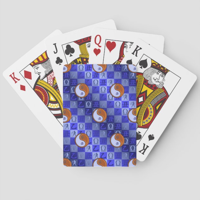 Libra & Wood Ox Playing Cards (Back)