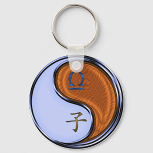 Libra & Wood Rat Keychain