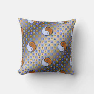 Libra & Wood Rat Throw Pillow