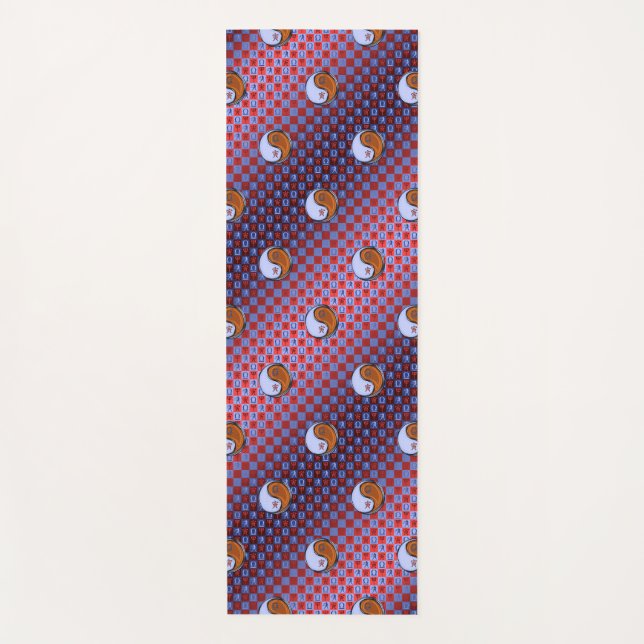 Libra & Wood Tiger Yoga Mat (Front)
