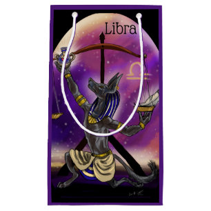 Libra Zodiac Art Small Gift Bag