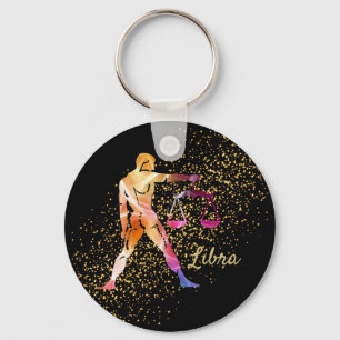 Libra - Zodiac Astrology Sign Keychain