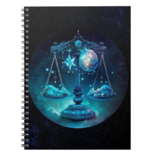 Libra Zodiac Carnet spiral