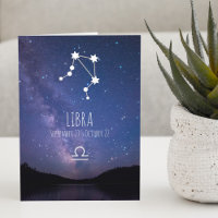 Libra Zodiac Constellation | Carte d'astrologie