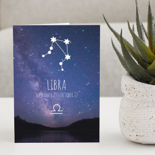 Libra Zodiac Constellation   Carte d'astrologie