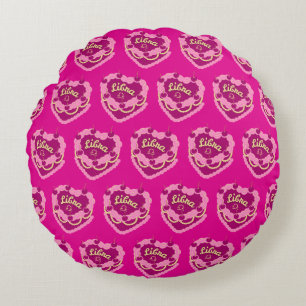 Libra Zodiac Coquette Heart Birthday Cake Round Pillow