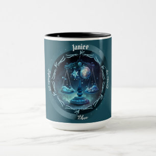 Libra Zodiac Customizable Coffee Mug