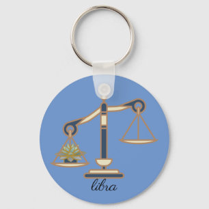 Libra Zodiac  Keychain