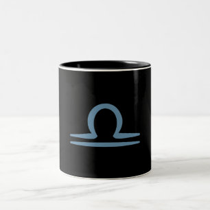 LIBRA Zodiac September October Birthday Astrology  Two-Tone Coffee Mug