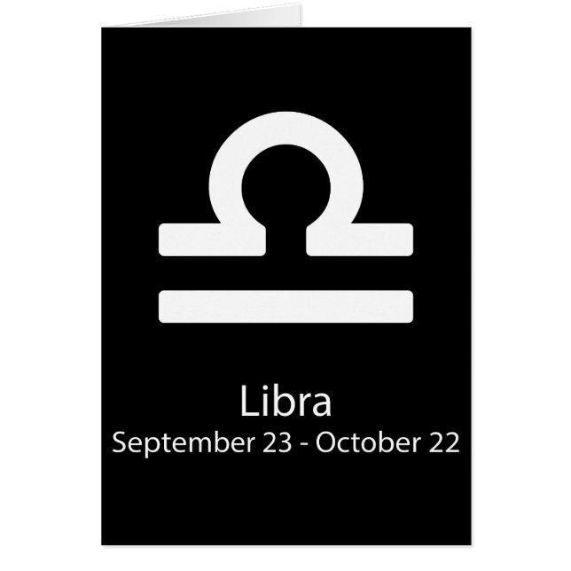 Libra Zodiac sign Astrology (Front)