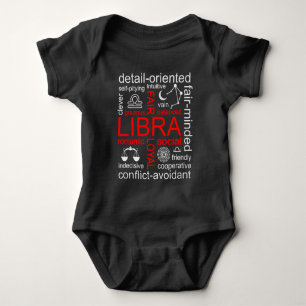 Libra Zodiac Sign Baby Bodysuit