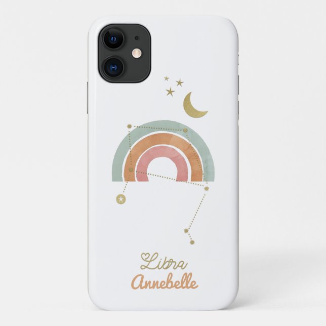 Libra Zodiac Sign Case-Mate iPhone Case (Back)
