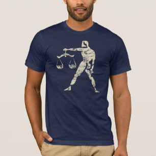Libra Zodiac Sign Grunge September 23 - October 22 T-Shirt