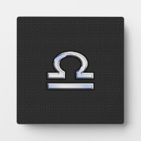 Libra Zodiac Sign on Black Snake Skin Decor