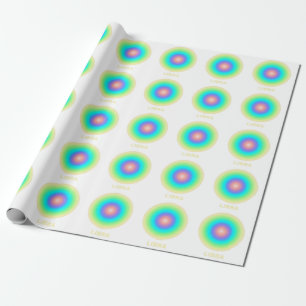 Libra Zodiac Sign Stylish Gradient Wrapping Paper