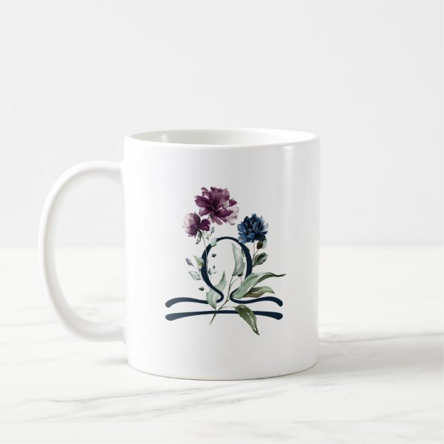 Libra Zodiac Star Sign Coffee Mug (Left)