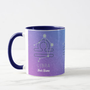 Libra Zodiac Star Sign Horoscope Constellation Mug