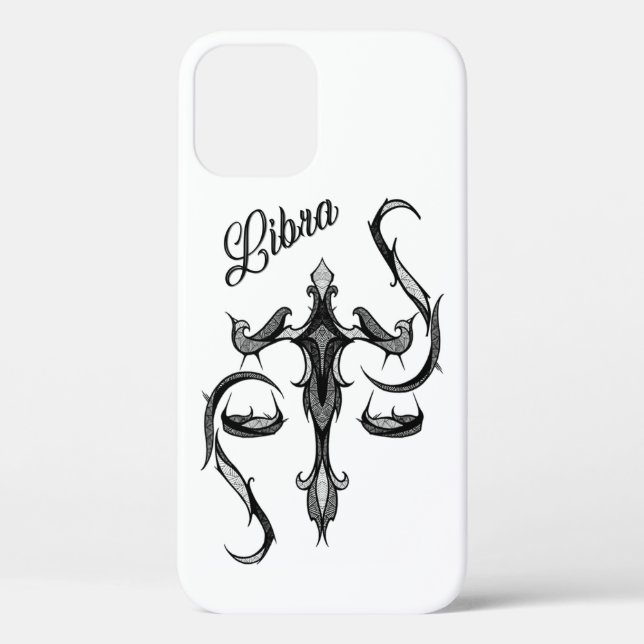 Libra Zodiac Symbol Case-Mate iPhone Case (Back)