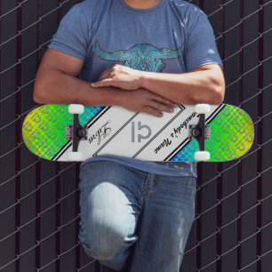 Libra Zodiac Symbol Element by Kenneth Yoncich Skateboard