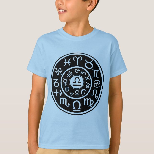 Libra Zodiac T-Shirt (Front)