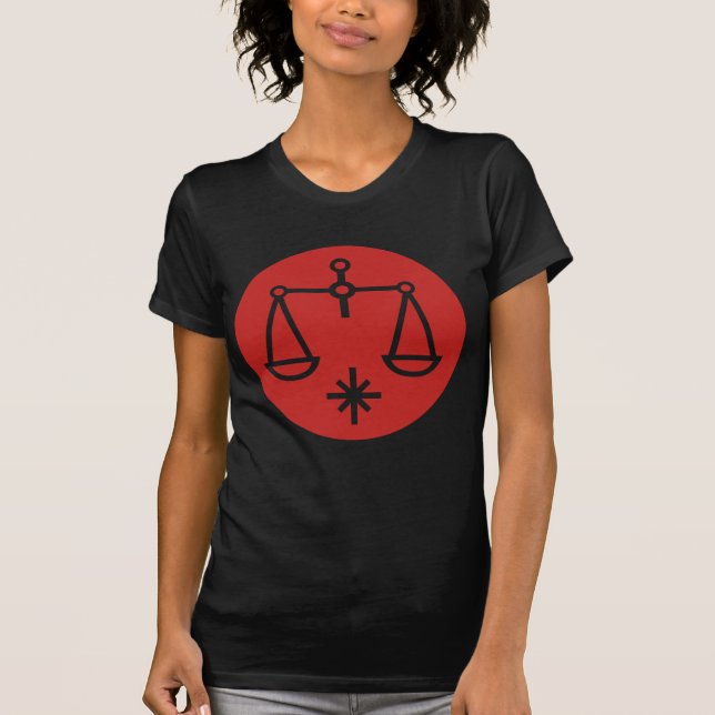libra, zodiaco, tshirt (Front)