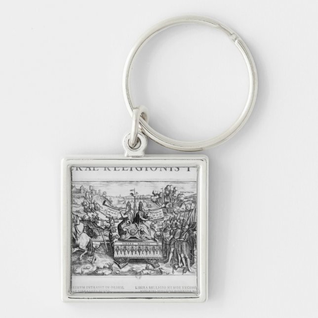 Librae Religionis Typus', allegory Keychain (Front)