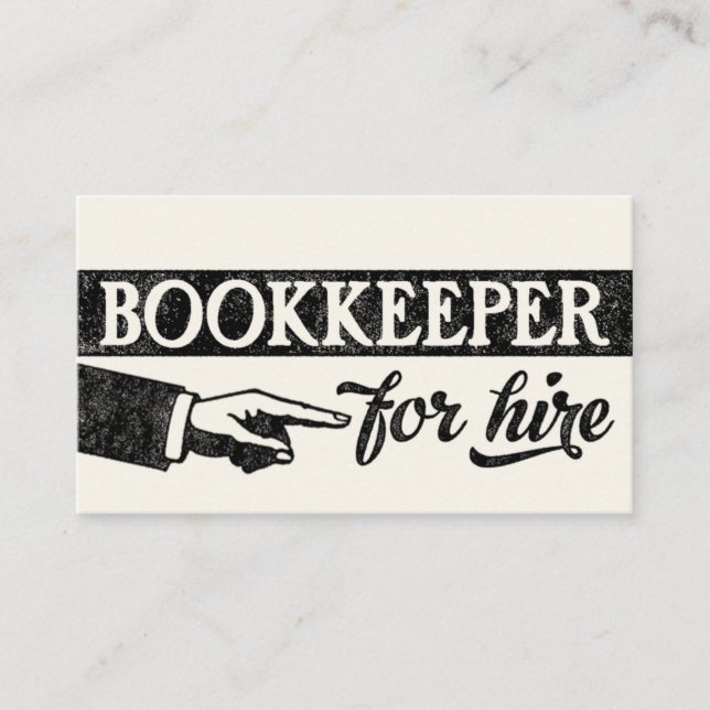 Libraire Pour Louer Cartes de visite - Hors Blanc (Devant)