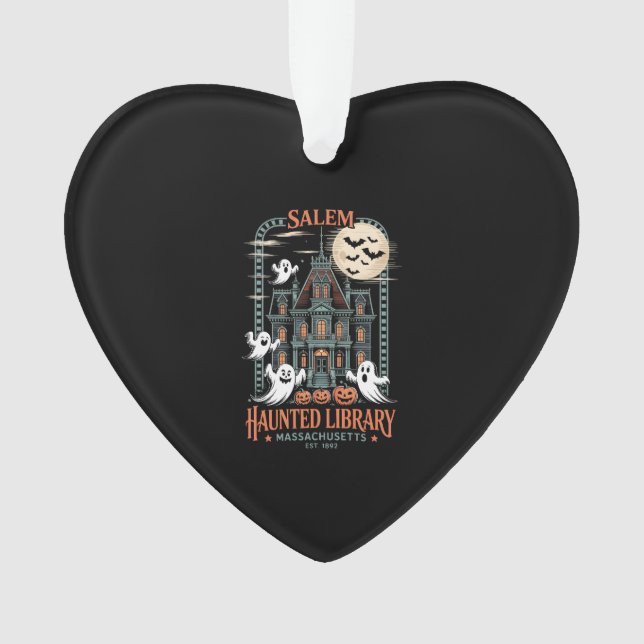 Librairie Halloween Chemise Haunted Library (devant)