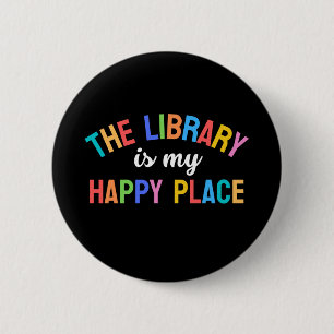 Librarian 2 Inch Round Button