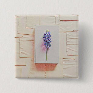 Librarian birthday gift 2 inch square button