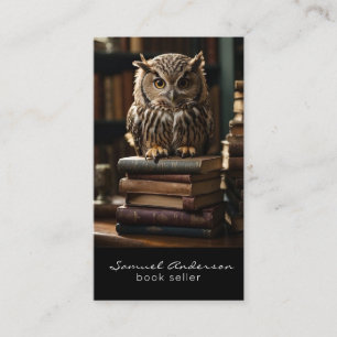 Librarian Bookstore Books Book Seller Business Card