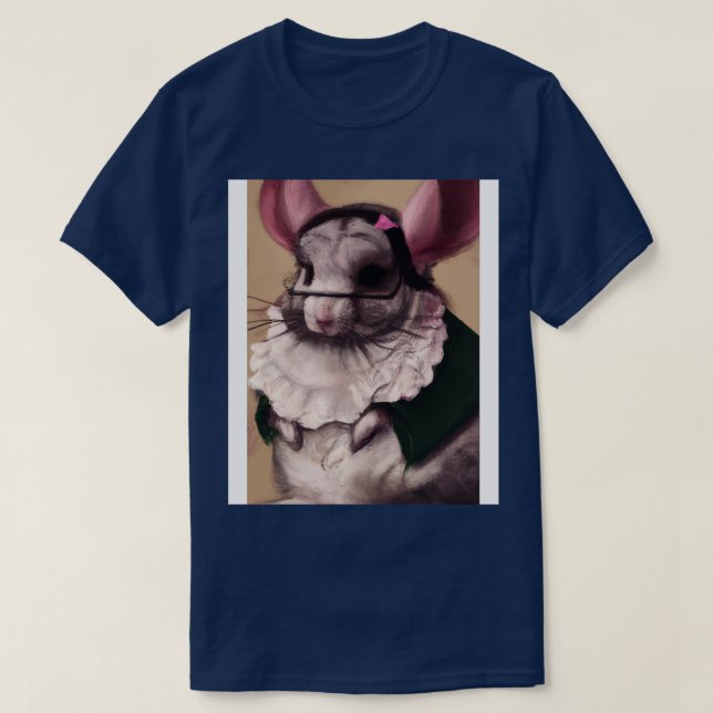 Librarian Chinchilla 1 T-Shirt (Design Front)