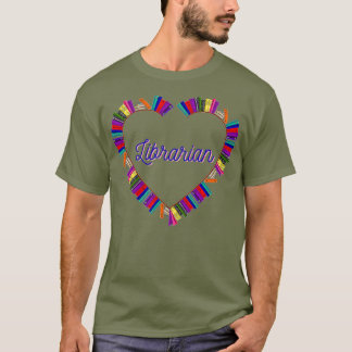 Librarian for Women Book Worm Library Cool T-Shirt