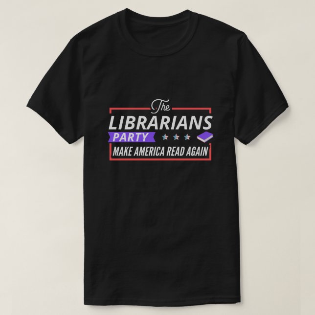 Librarian Gift for Readers T-Shirt (Design Front)