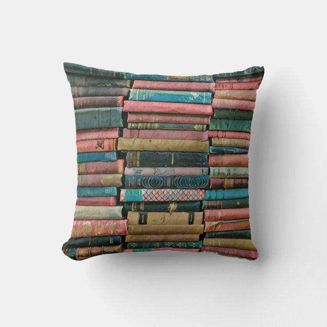 Librarian gifts for her throw pillow (Front)