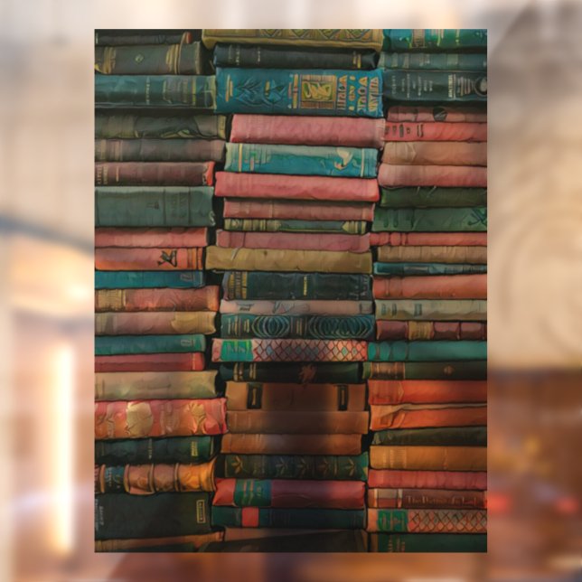 Librarian gifts for her window cling (Sheet 2)