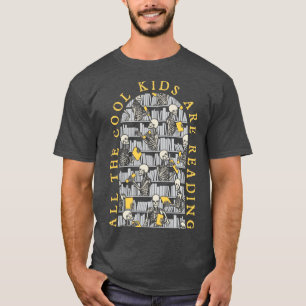 Librarian Halloween All The Cool Kids Are Reading T-Shirt