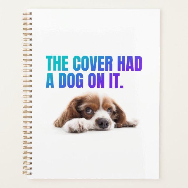 LIBRARIAN HUMOR spiral planner (Front)