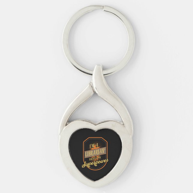 Librarian Keychain (Front)