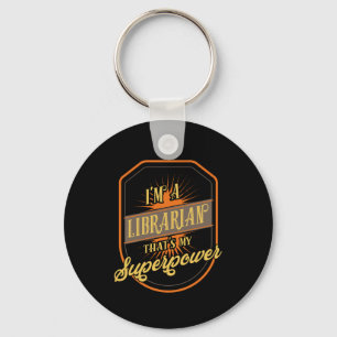 Librarian Keychain