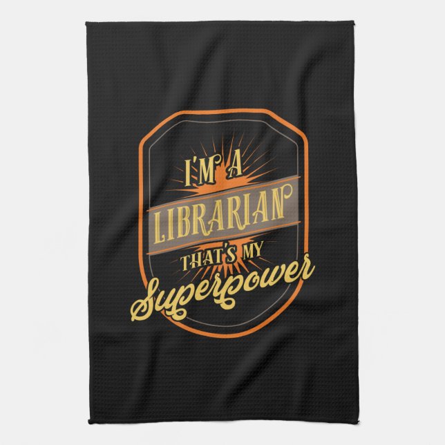 Librarian Kitchen Towel (Vertical)