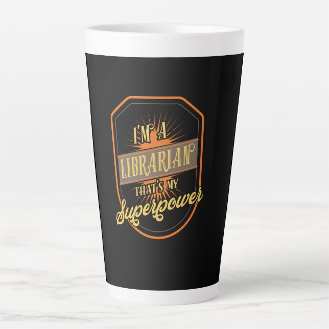 Librarian Latte Mug (Front)