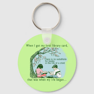Librarian Library Keychain