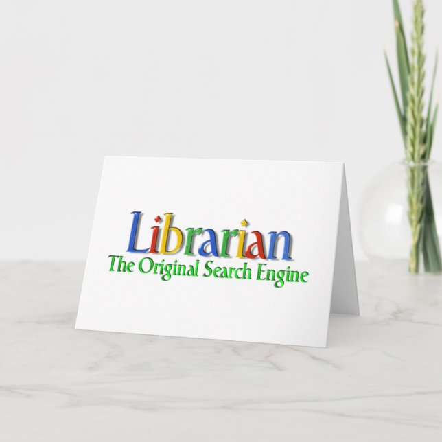 Librarian Original Search Engine Card (Front)