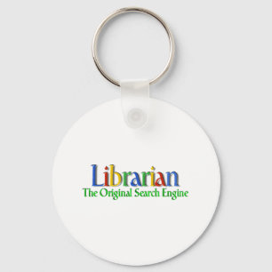 Librarian Original Search Engine Keychain