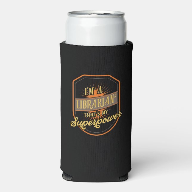 Librarian Seltzer Can Cooler (Seltzer Front)