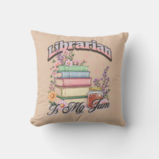 Librarian Throw Pillow